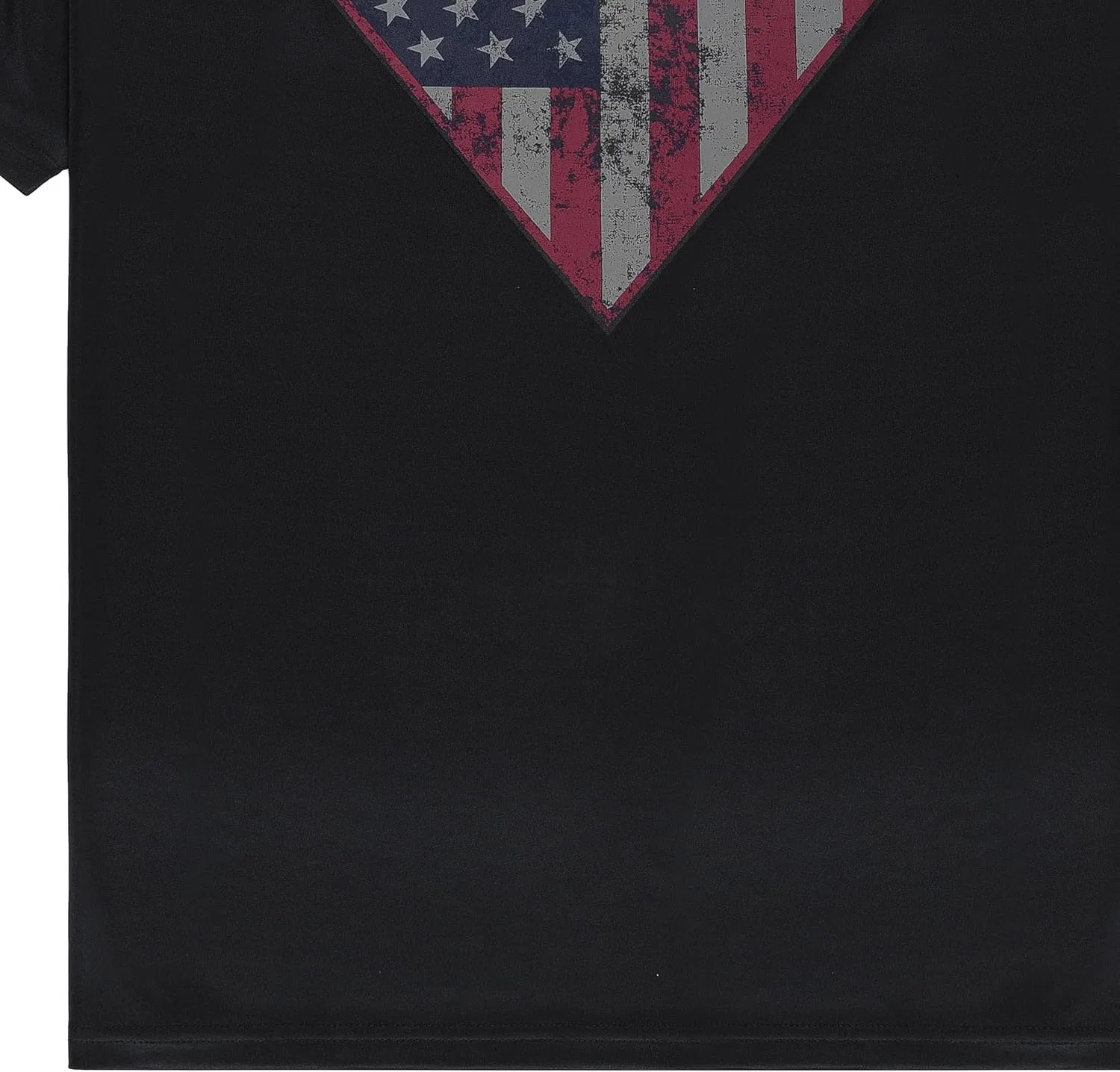 Bell Rangers Футболка с длинными рукавами и графическим принтом Realtree USA Flag, унисекс, с круглым вырезом, камуфляжная, 100% полиэстер, патриотическая одежда для активного отдыха — фото 4