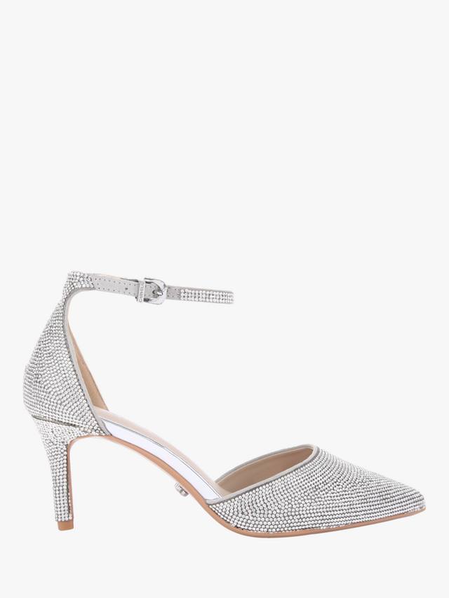 Блестящие украшенные туфли-лодочки Carvela, серебряный
