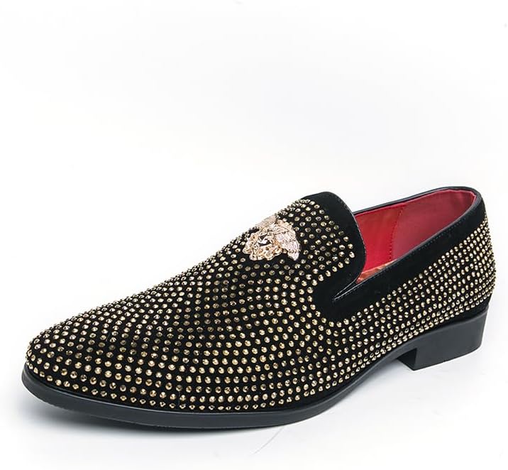 

Классические мужские лоферы из искусственной кожи Senlongbao, золотой