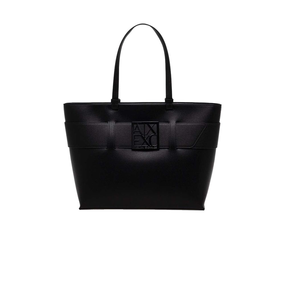 

Черная полиэтиленовая сумка Armani Exchange