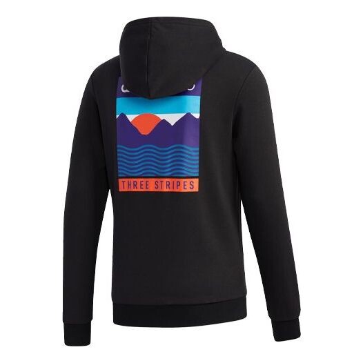 

Толстовка Men's adidas neo Favorites Pattern Printing Pullover Black, черный