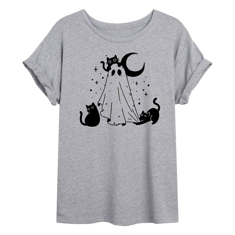 

Большая футболка для юниоров Ghost and Cats Licensed Character, цвет Heather Gray