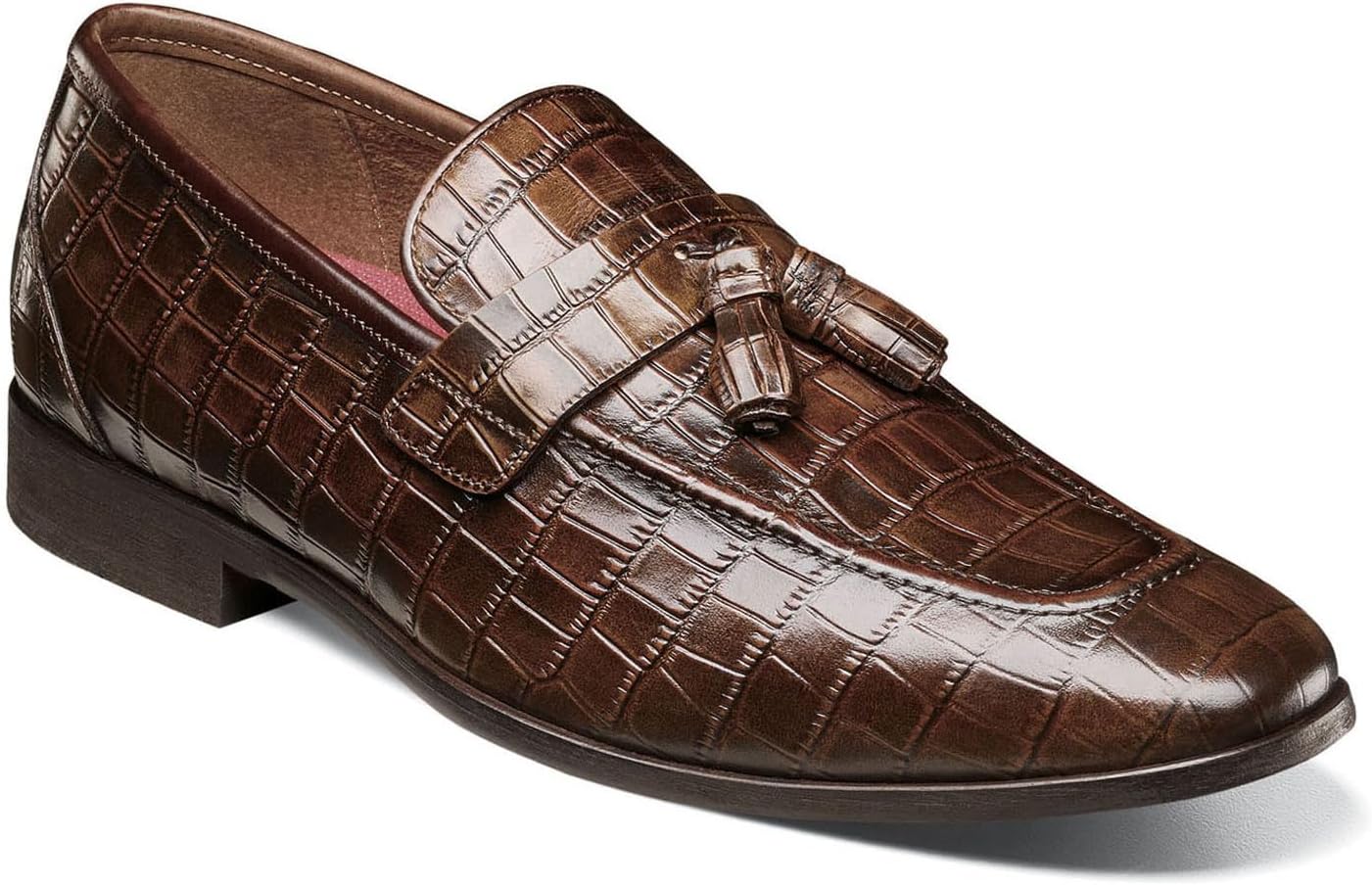 Мужские лоферы Stacy Adams Franz Tassel Slip-on, Cognac — фото 2