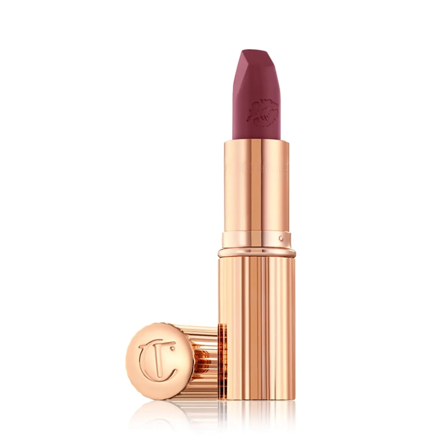 Помада Charlotte Tilbury Hot Lips - увлажняющая, стойкая помада с экстрактами орхидеи и антиоксидантами - сатиновое покрытие, которое можно наслаивать, для визуального увеличения объема губ., Secret Salma - deep rose plum