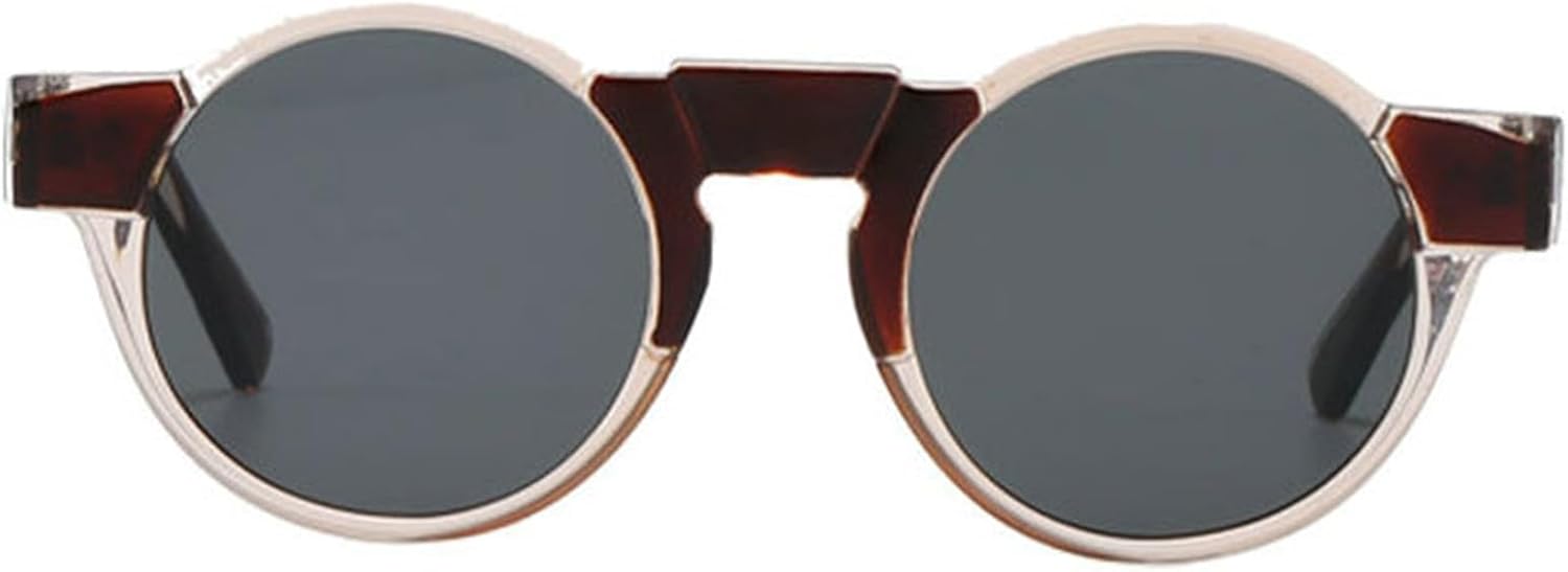 

Солнцезащитные очки Willochra Retro Small Round для женщин, модные градиентные солнцезащитные очки для улицы с защитой от УФ-излучения UV400, модные панк-очки для мужчин, C2