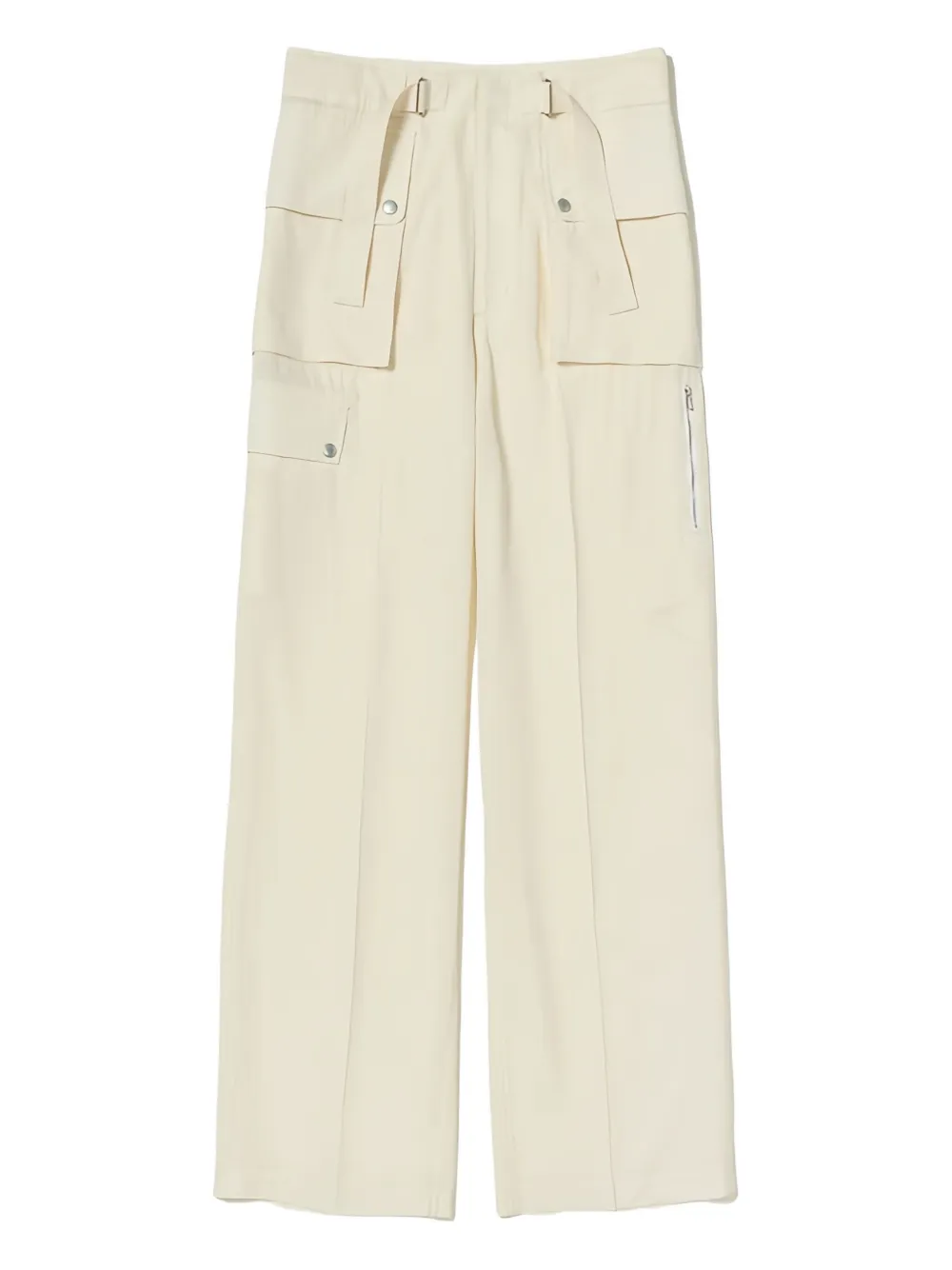 

Карго широкие брюки Auralee, нейтральный