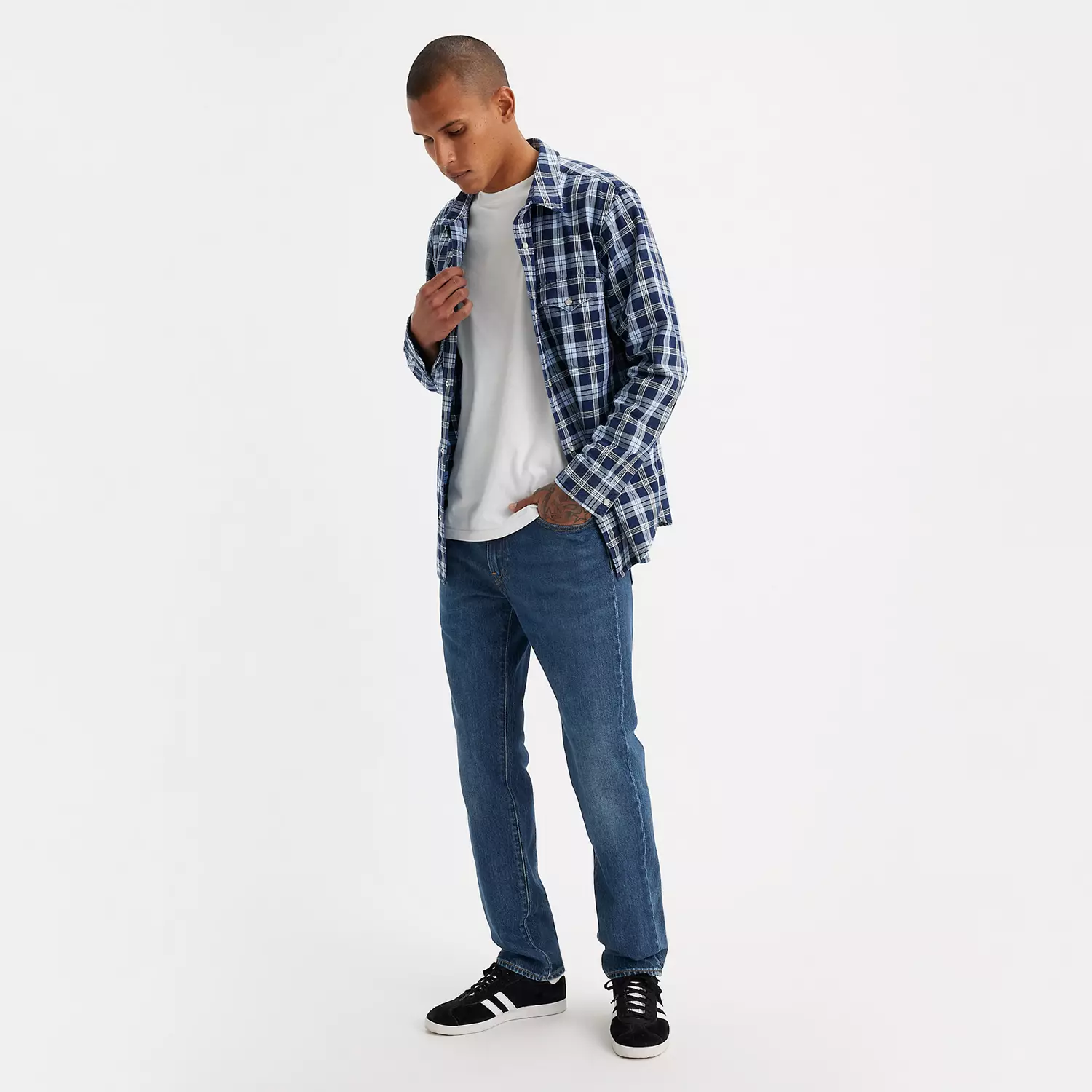 

511 аутентичные мягкие мужские джинсы узкого кроя Levi's, цвет Jack Of All Trades Authentic Soft - Dark Wash - Stretch