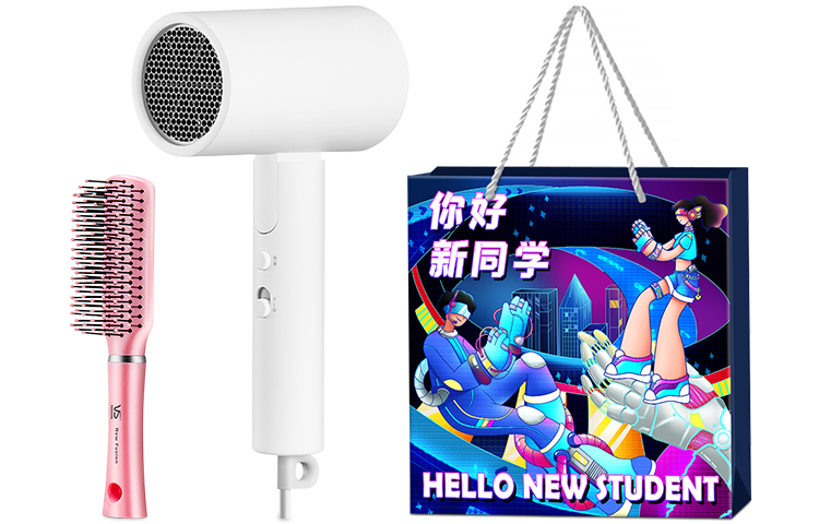 

Фен для волос Mi, White with styling comb + gift bag