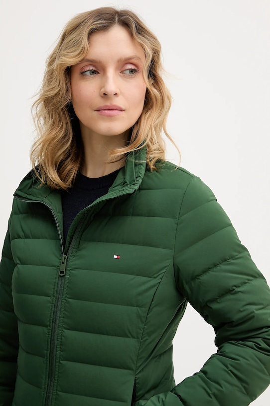 Пуховая куртка Tommy Hilfiger, зеленый — фото 4