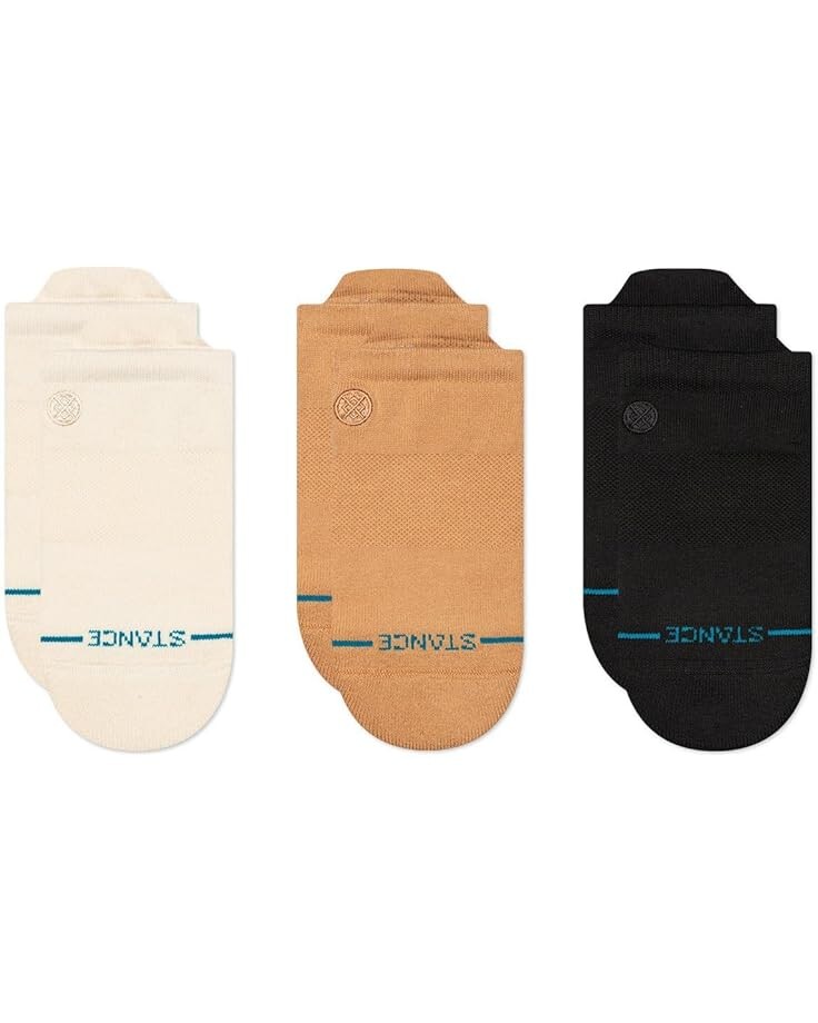 

Носки Unisex Stance Icon Low Tab 3 Pack, цвет Canvas