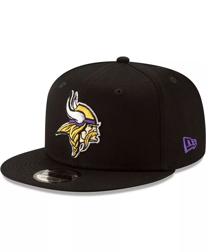 

Мужская черная регулируемая бейсболка Minnesota Vikings Basic 9FIFTY Snapback New Era