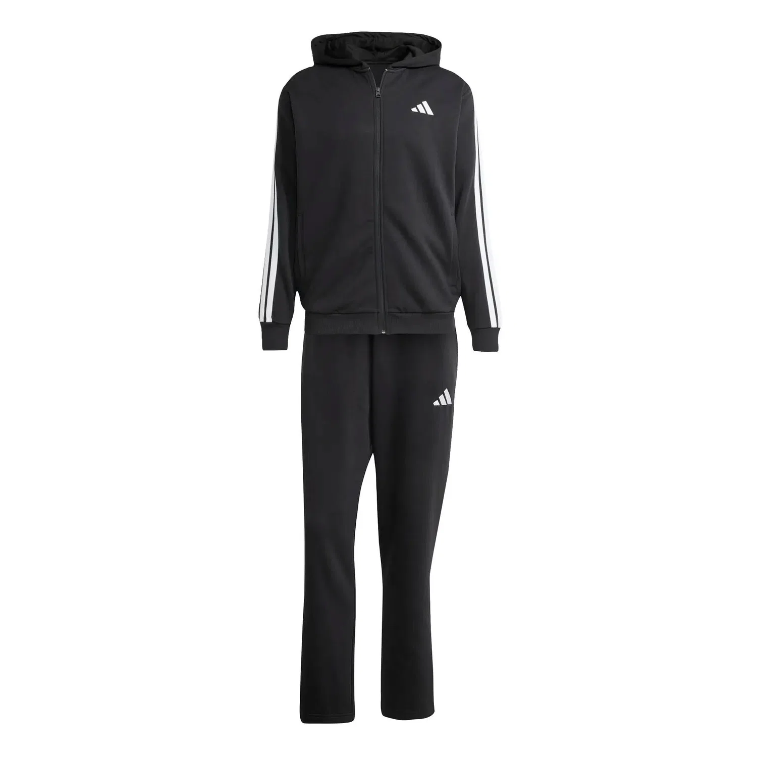 Мужской спортивный костюм с капюшоном Colorblock adidas, Черный