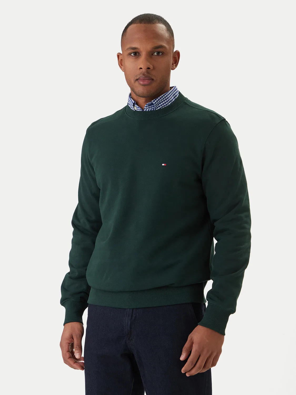 Мужская толстовка стандартного кроя Essential Tommy Hilfiger, зеленый