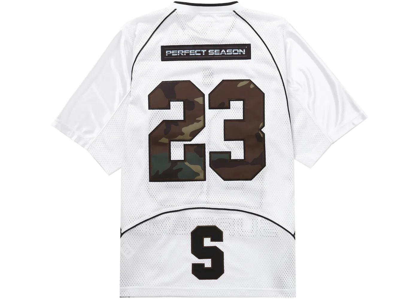 Мужская футбольная джерси с принтом Perfect Season Supreme, White — фото 2