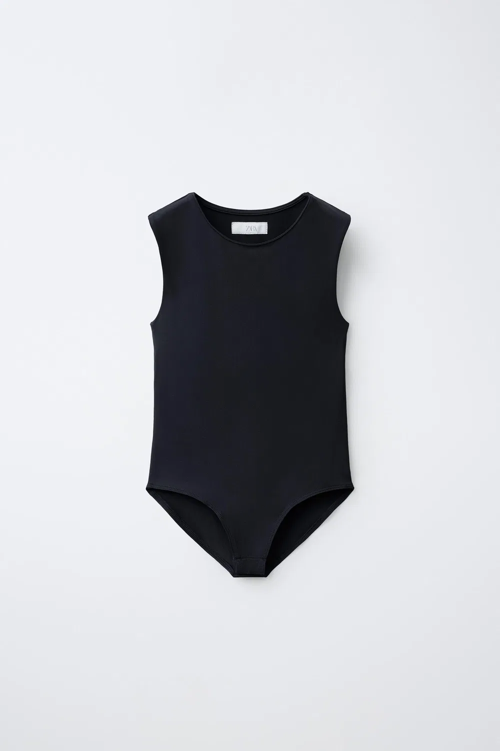 Боди из полиамида с вырезами ZARA, Blue