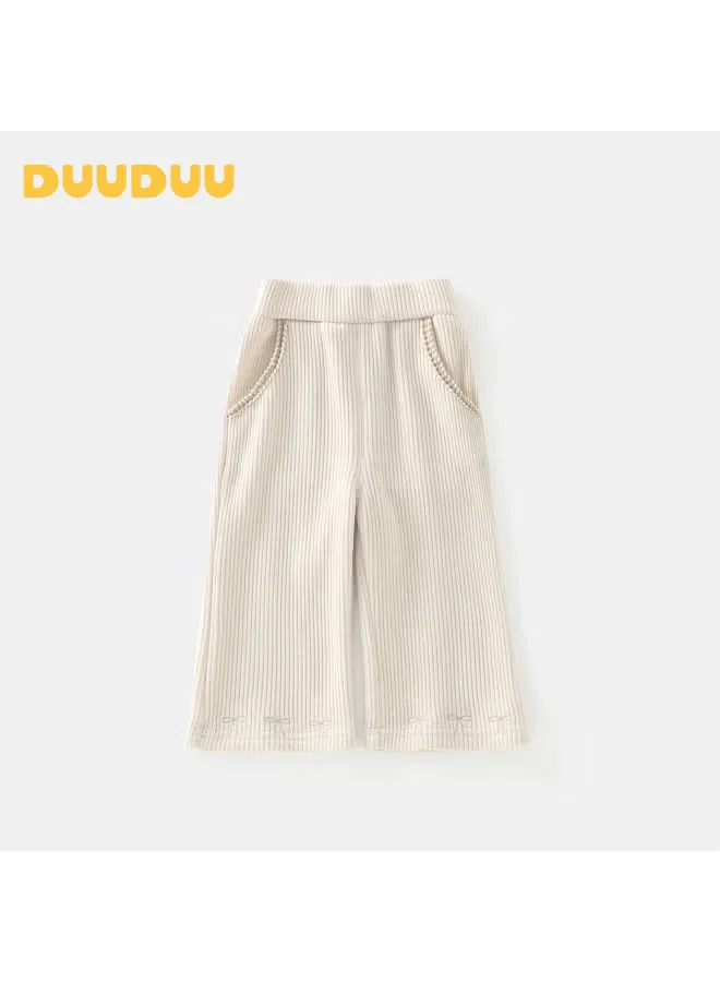 Штаны с расклешенным низом Duuduu, абрикосовый