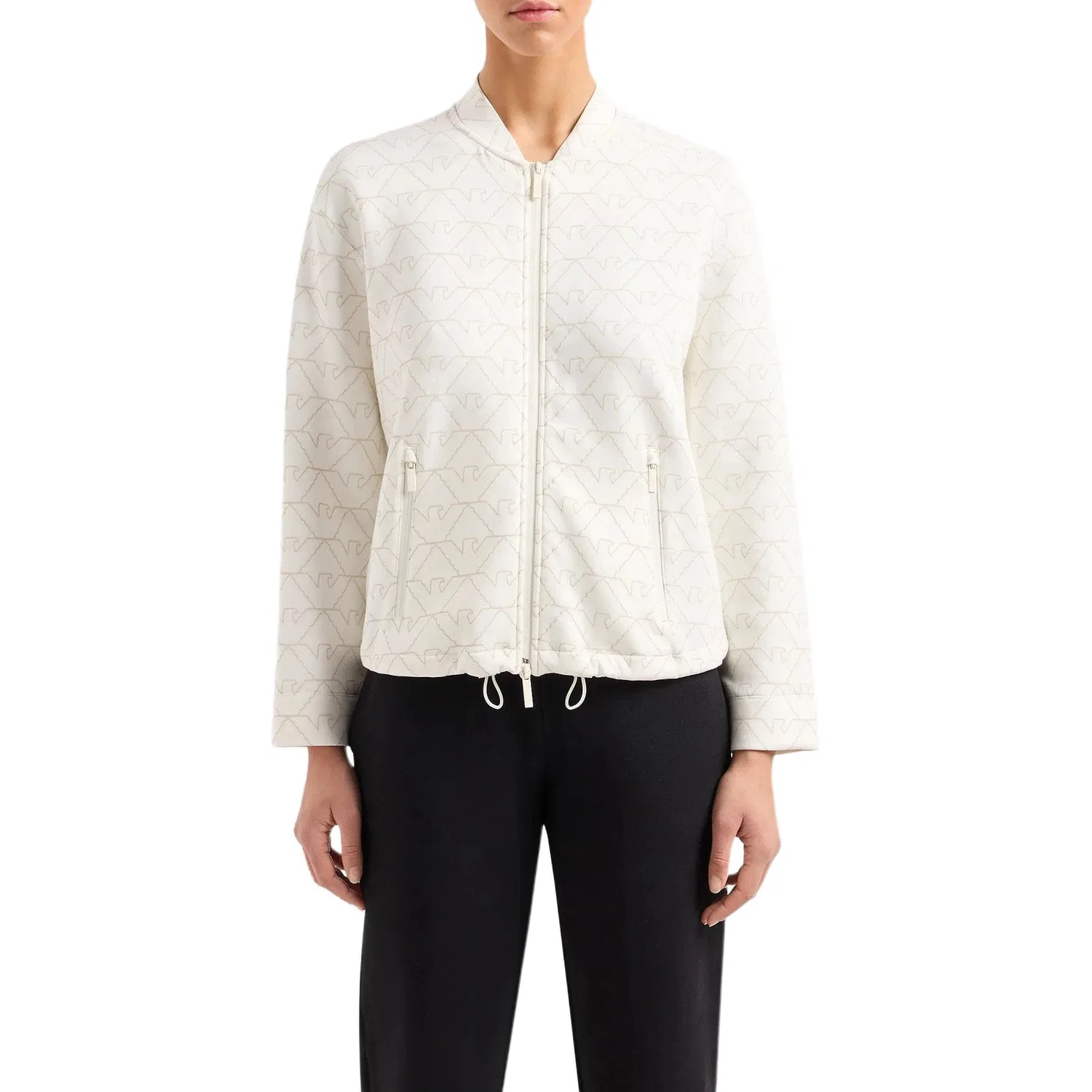 Женская куртка SS24 Jackets & Coats White, EMPORIO ARMANI, Белый — фото 4