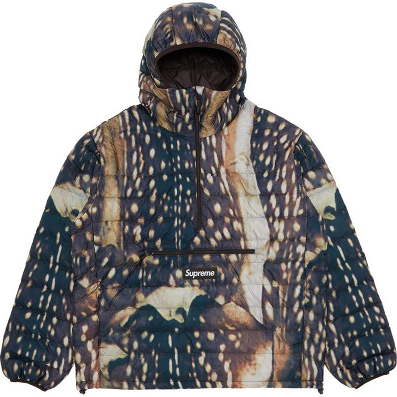 

Пуловер Supreme Micro Down Half Zip Hooded, мультиколор