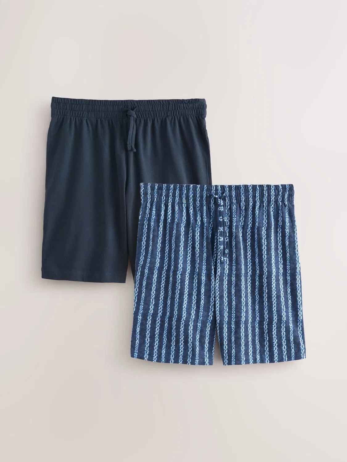 Пижамные шорты Indigo Blue Jersey Check 2 Pack Next, синий индиго