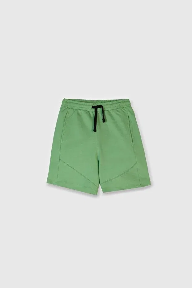 Детские шорты для мальчиков с графическим принтом Benetton, Green
