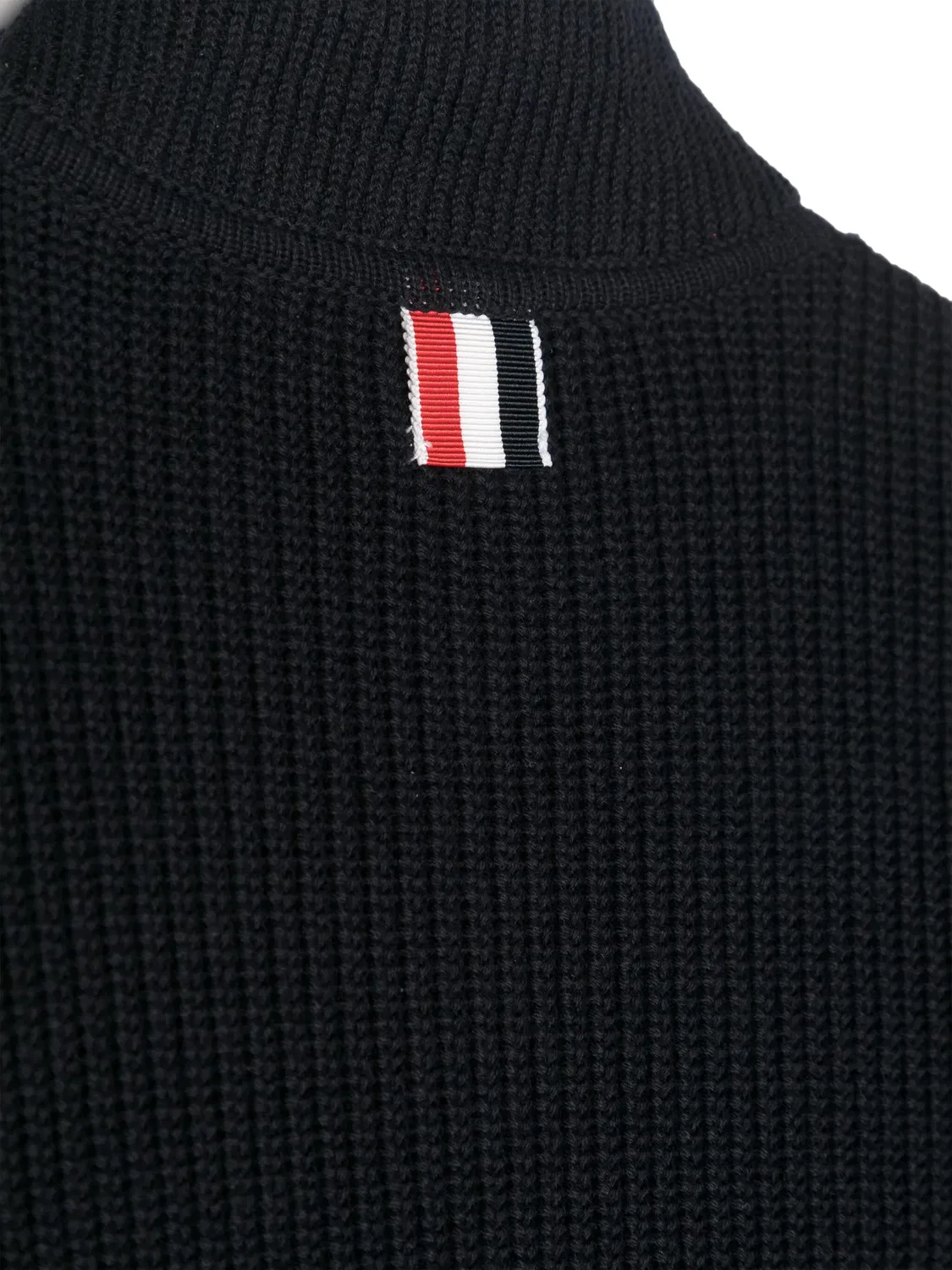 Кардиган с застежкой на молнии 4-Bar Thom Browne, синий — фото 2