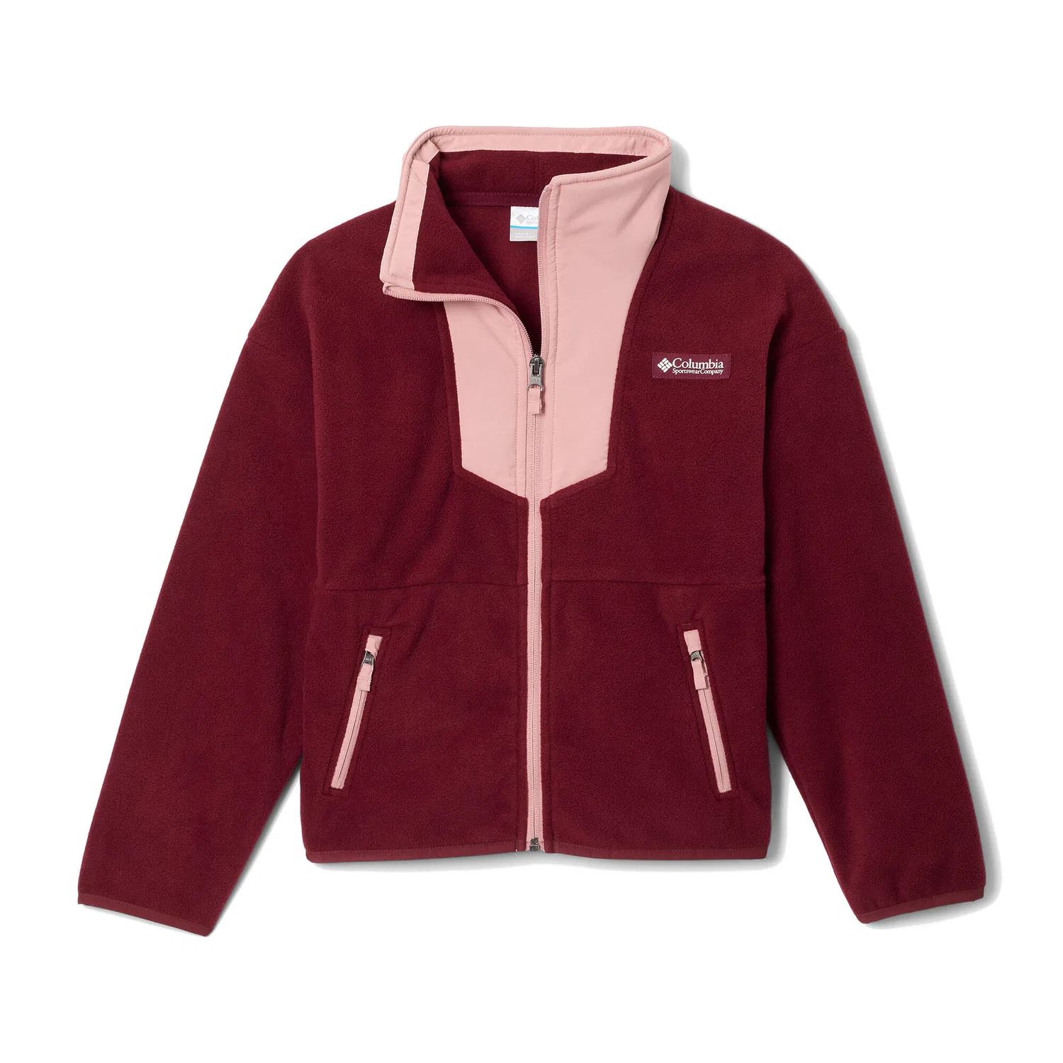 Детская флисовая куртка Sequoia Grove Full Zip Fleece Columbia, Bordeaux — фото 3