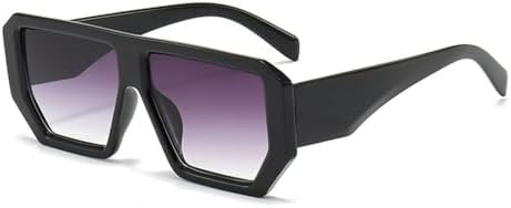 

Солнцезащитные очки в винтажной оправе большого размера для женщин и мужчин, ретро-очки с многоугольными линзами, защитные очки для мужчин и женщин, прямоугольные очки MTZJH, 1