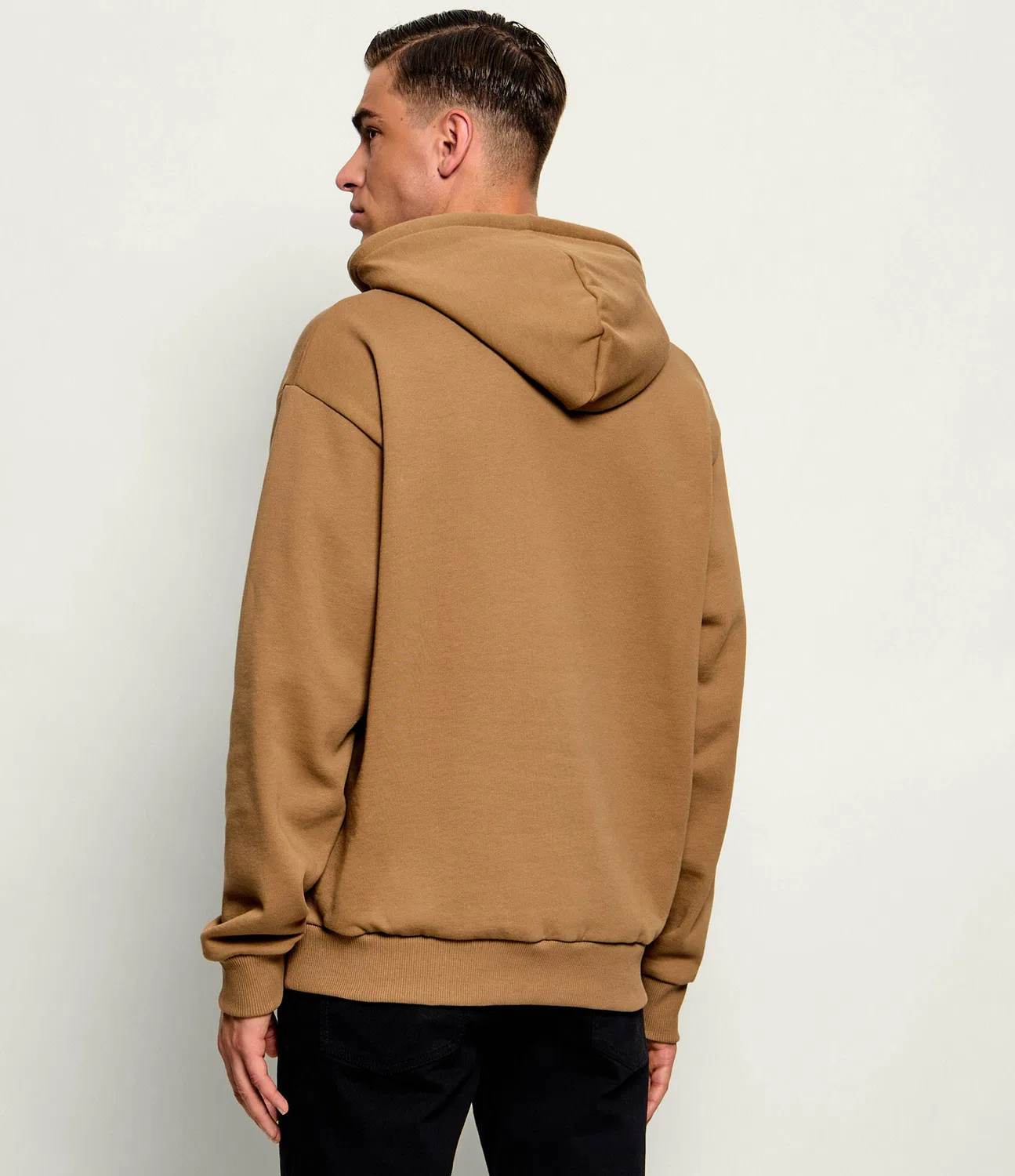 Худи свободного кроя Lacoste, Marrone — фото 3