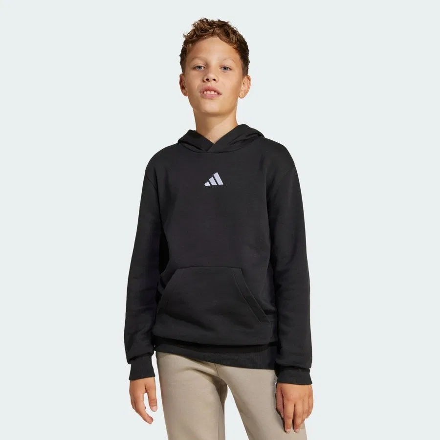 Детский худи с длинным рукавом Essentials Hoodie Kids adidas, Черно-белый