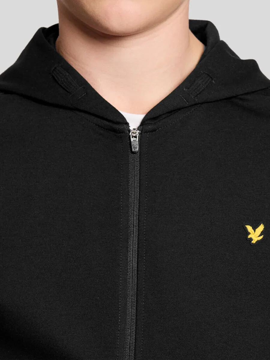 Худи на молнии Lyle & Scott, черный — фото 3