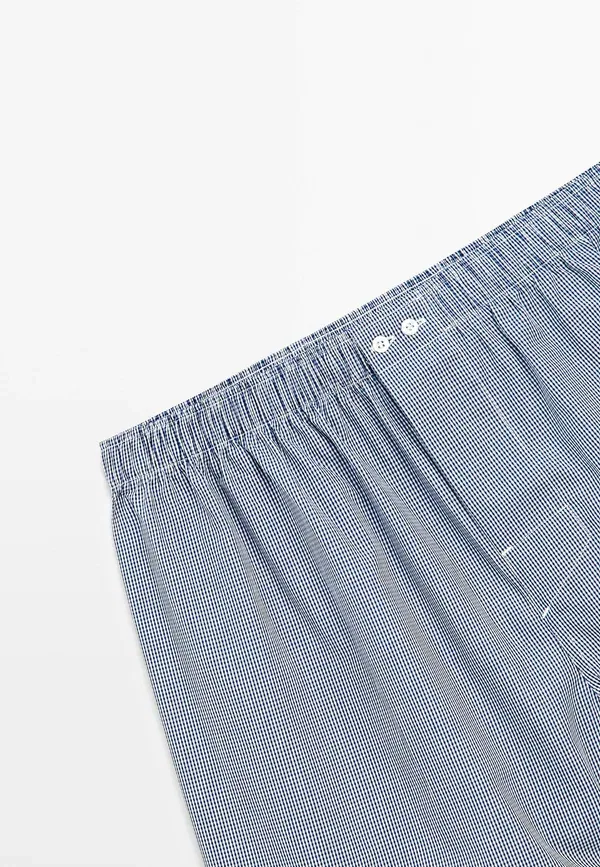 Боксеры хлопковые Boxer shorts Massimo Dutti, темно-синий — фото 3