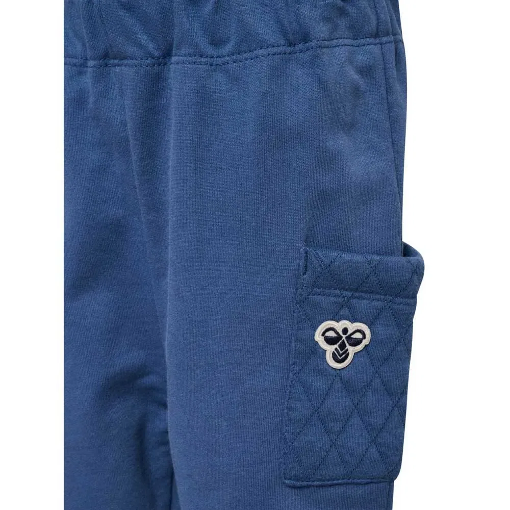 Детские брюки свободного кроя с утепленными карманами Hummel, Blue — фото 4