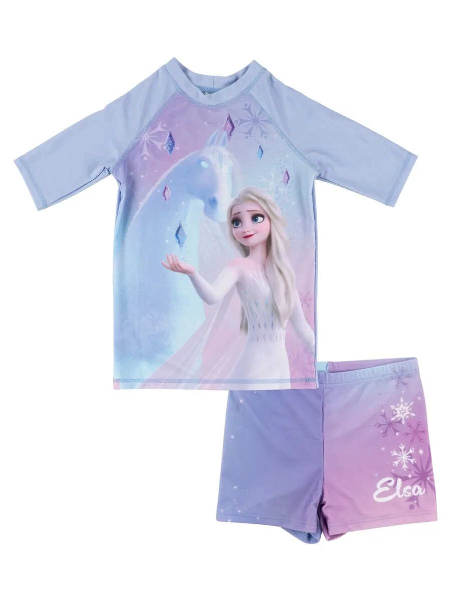 Синий спортивный купальник Disney Die Eiskonigin Elsa Frozen UV-Schutz 30