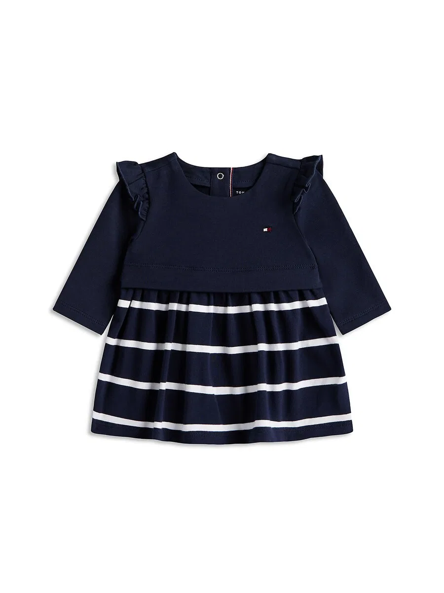 Платье TOMMY HILFIGER 'Essential' цвета морской волны