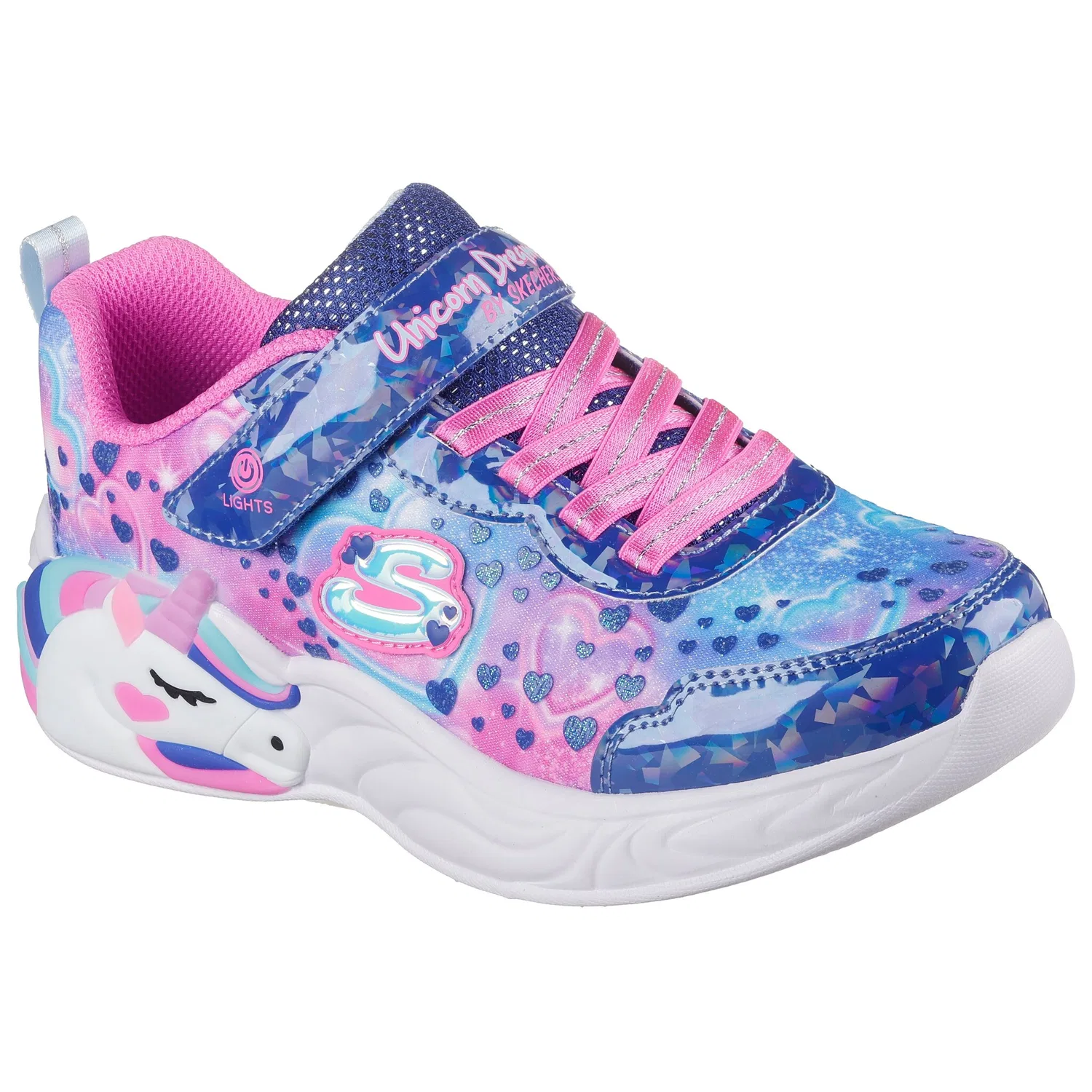 Детские кроссовки с подсветкой Skechers UNICORN DREAMS, Navy-Multi