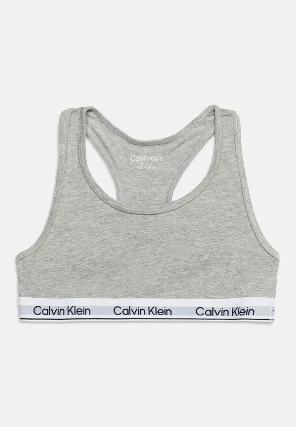 Бюстгальтер хлопковый 2 pack Calvin Klein Underwear, серый — фото 3
