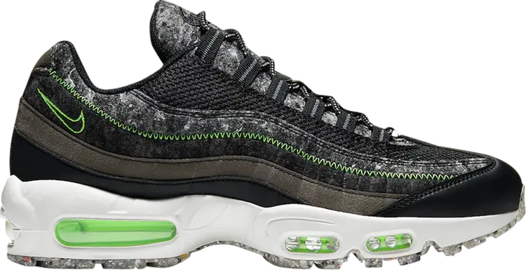 

Кроссовки Nike Air Max 95 M2Z2 'Recycled Wool Pack - Black Electric Green', черный