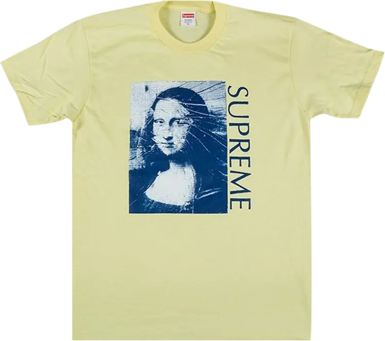 

Футболка Supreme Mona Lisa T-Shirt 'Yellow', желтый