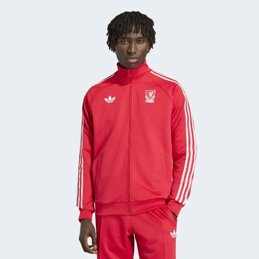 Куртка спортивная с длинным рукавом Liverpool FC Originals adidas, Красный