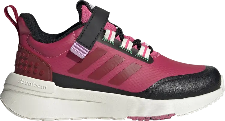 Кроссовки Adidas LEGO x Racer TR Little Kid 'Pulse Magenta', розовый — фото 2
