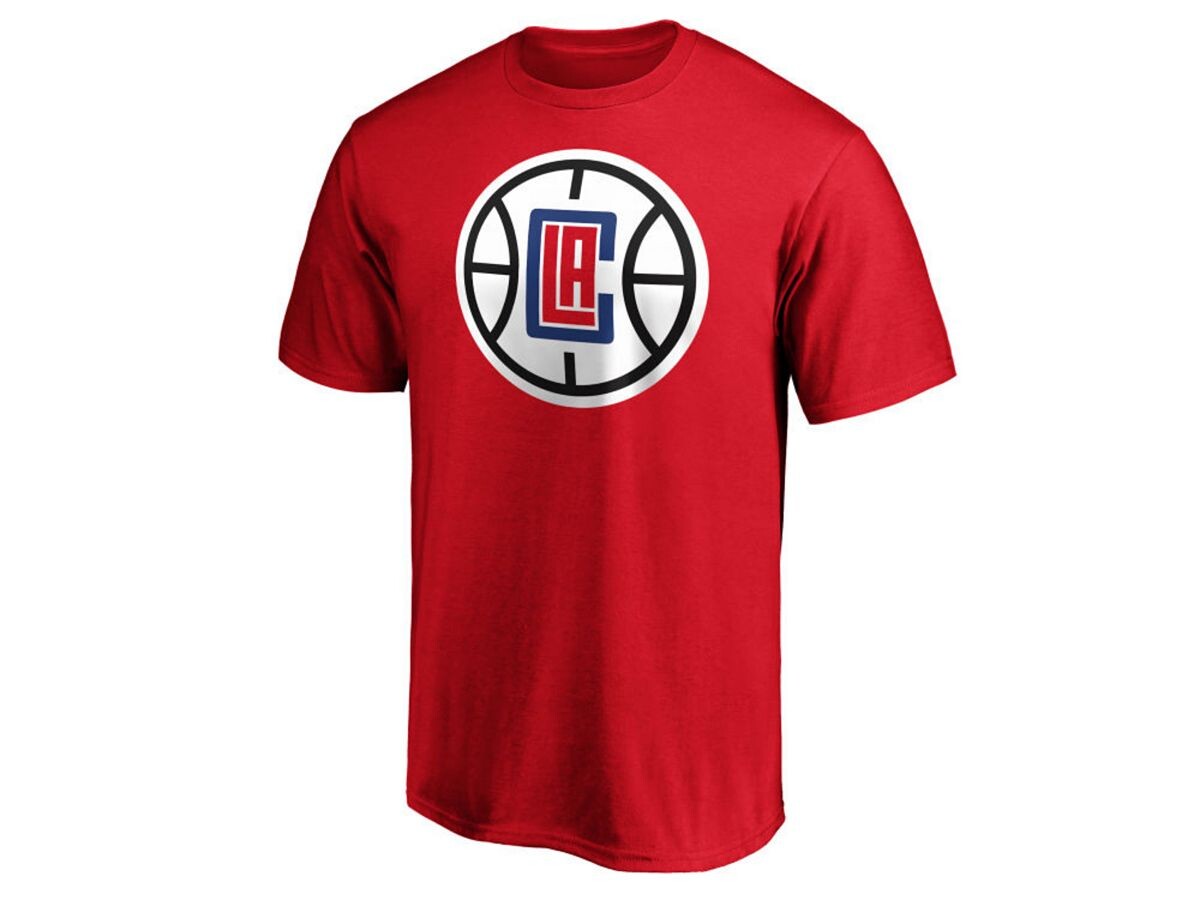 

Мужская футболка с именем и номером плеймейкера los angeles clippers пол джордж Majestic, красный