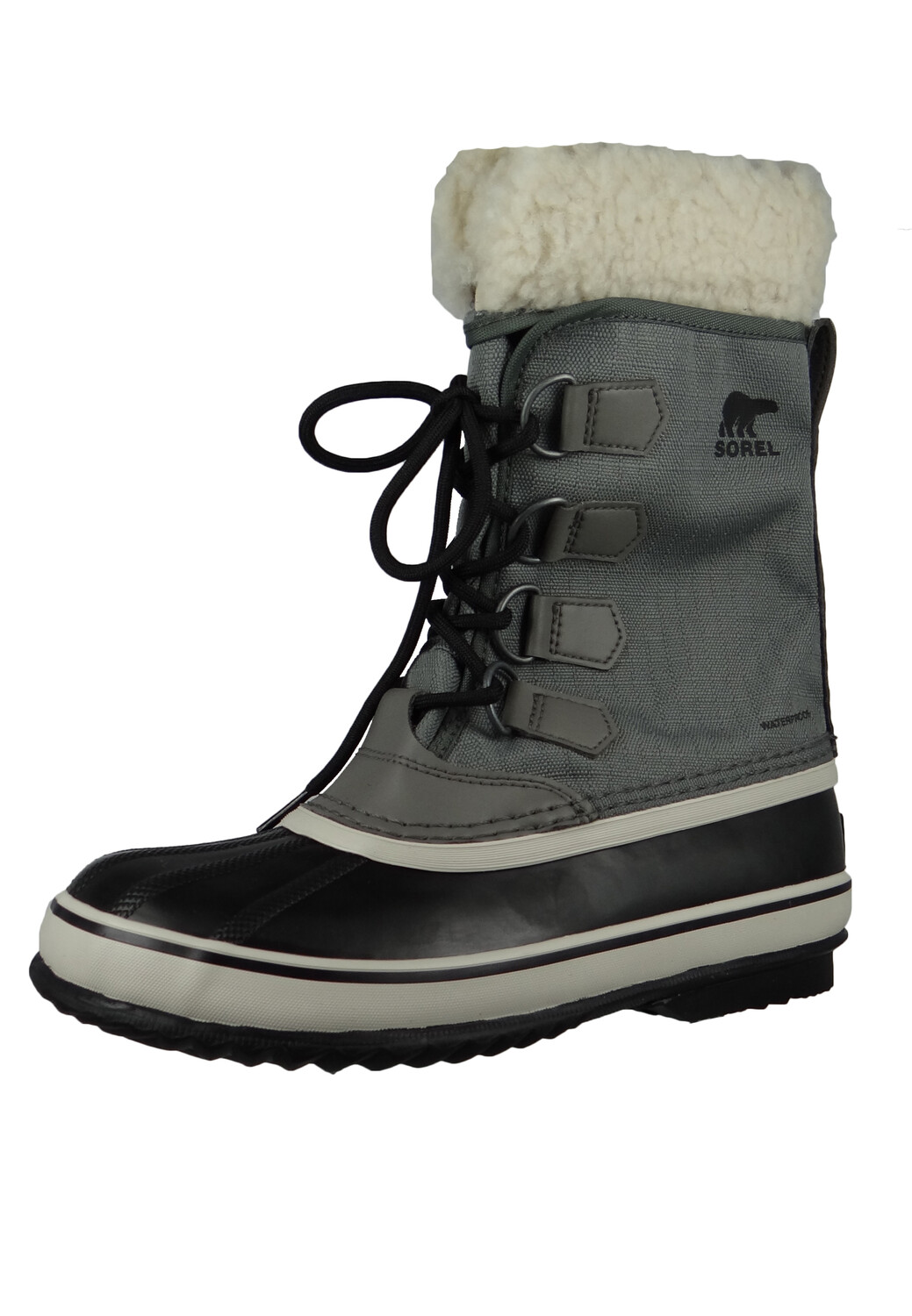 Ботинки женские Sorel Winter Carnival высокие с мехом, серый