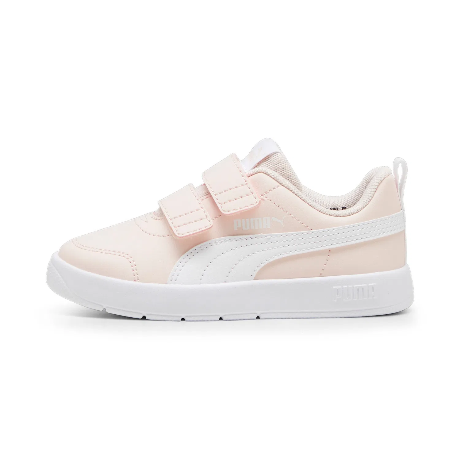 Детские спортивные кроссовки Courtflex v3 PUMA, Island Pink/PUMA White — фото 2