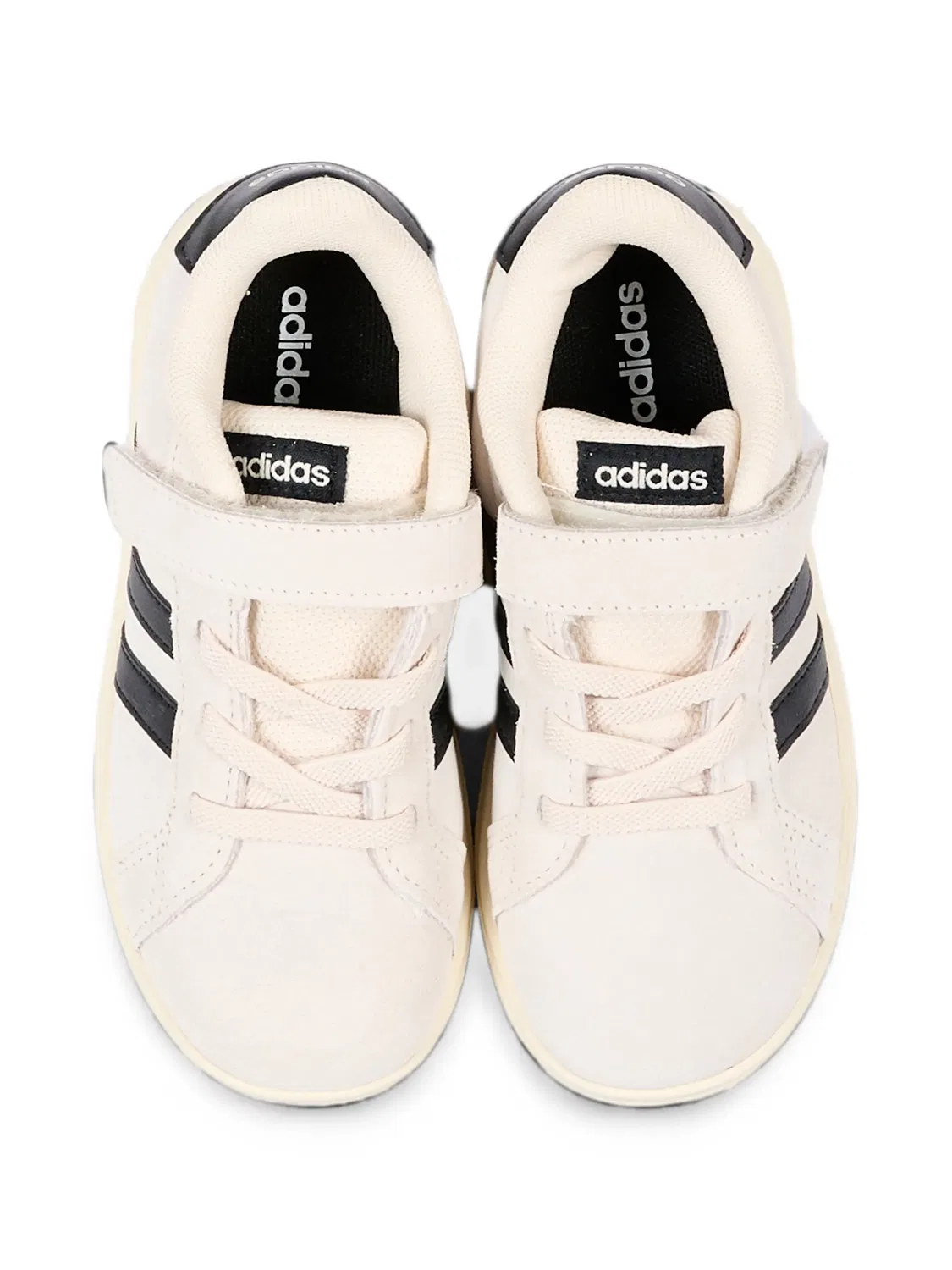 Кроссовки Grand Court 2.0 на липучках Adidas Kids, белый — фото 4