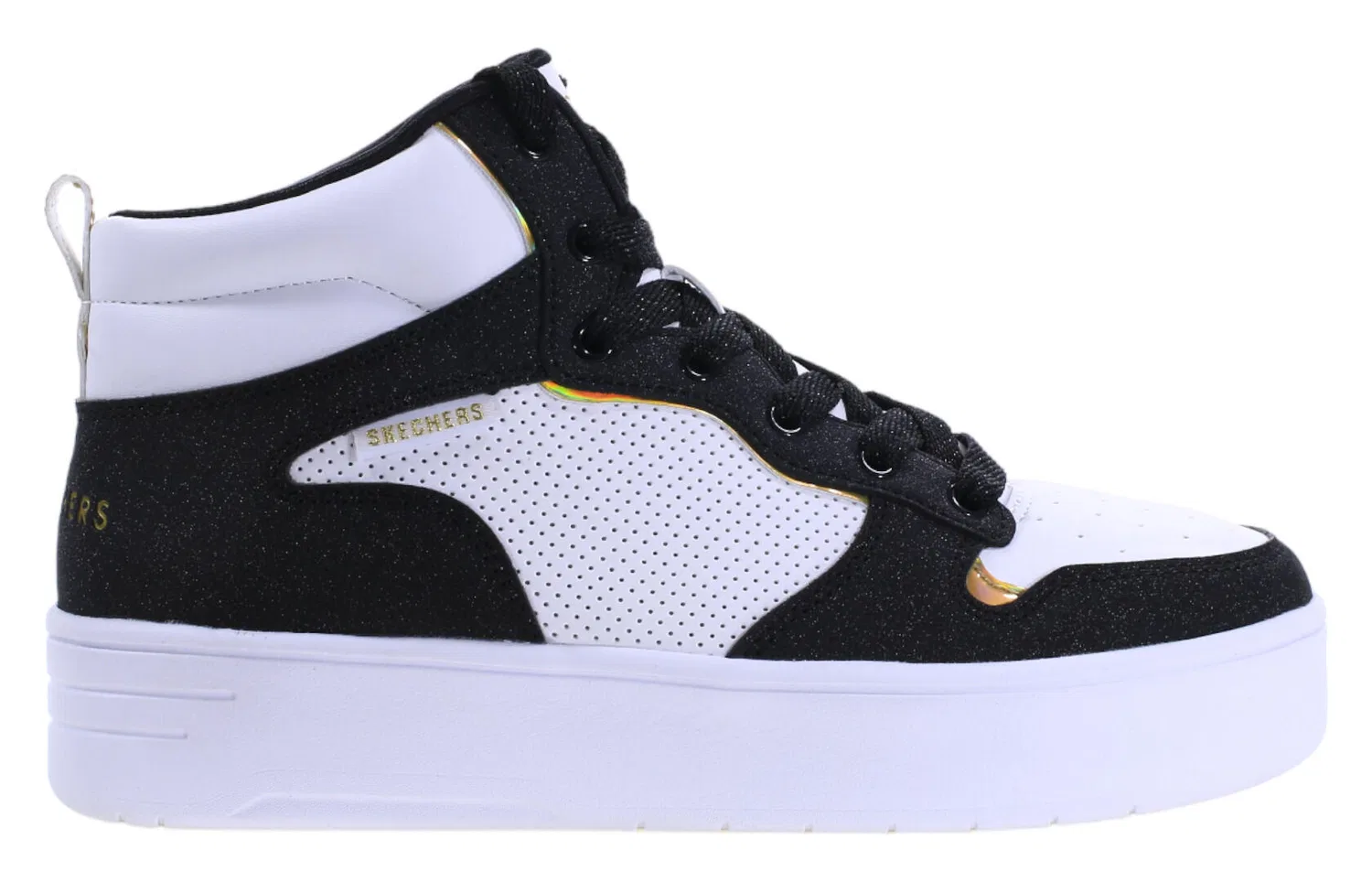 Детские кроссовки с блеском Skechers Court High-Shine, Bunt