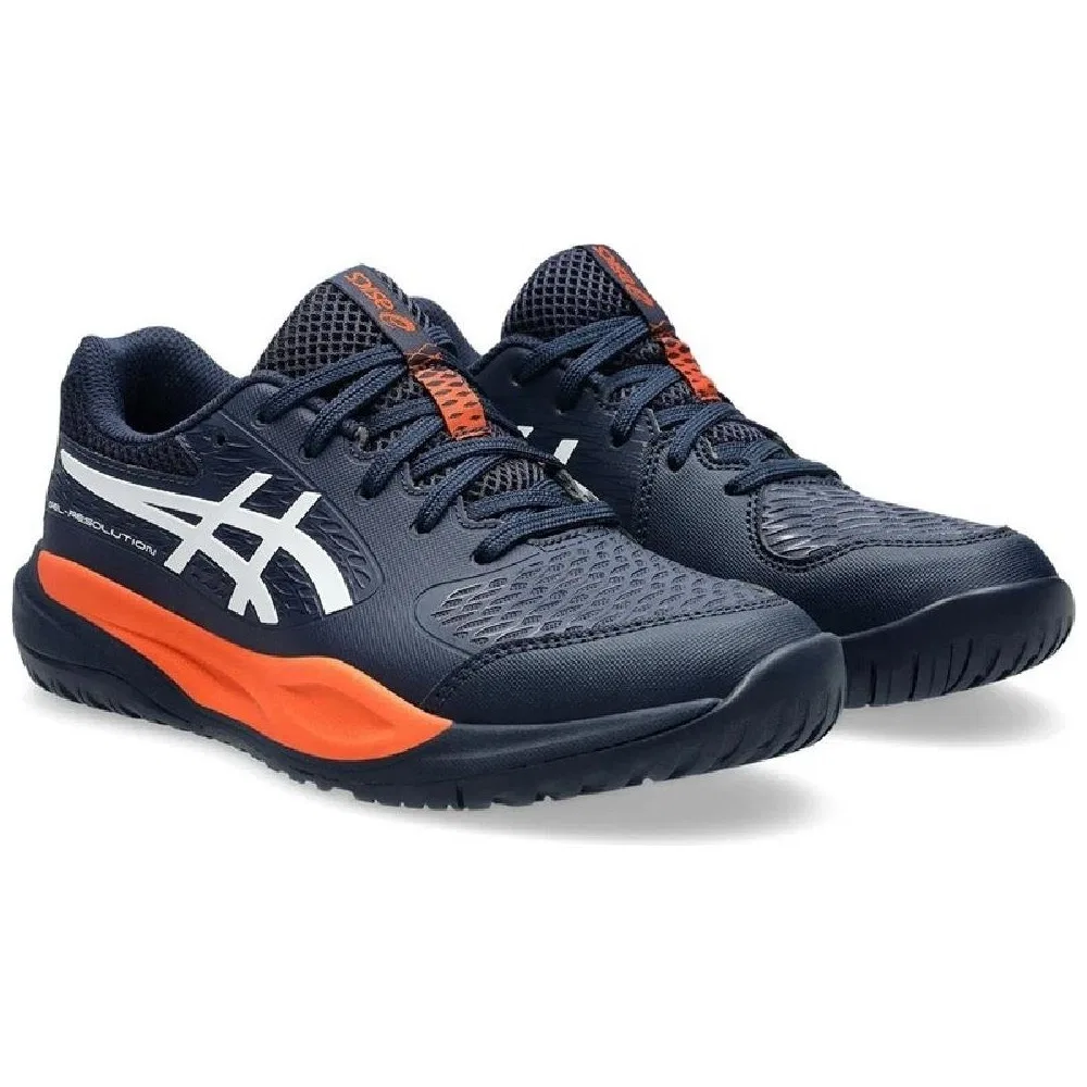Детские теннисные кроссовки с дышащей конструкцией Gel Resolution X Asics — фото 3