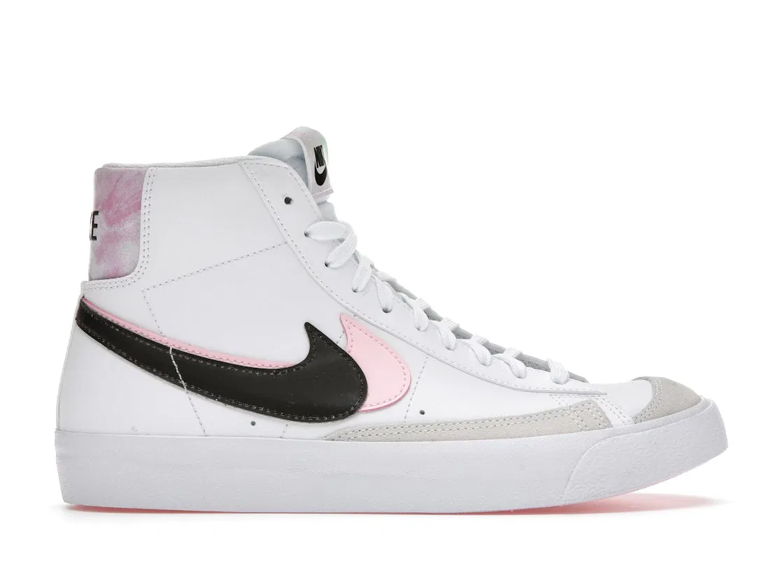 Детские кроссовки Lifestyle с высоким верхом Nike Blazer Mid 77, White/Arctic Punch/Black
