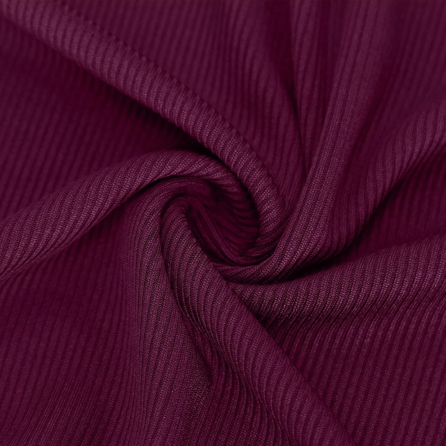 Мужская облегающая футболка с длинным рукавом Slim Fit, Wine — фото 2