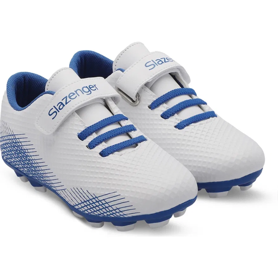 Бутсы футзальные Slazenger Cultural Unisex, Бело-синий — фото 2