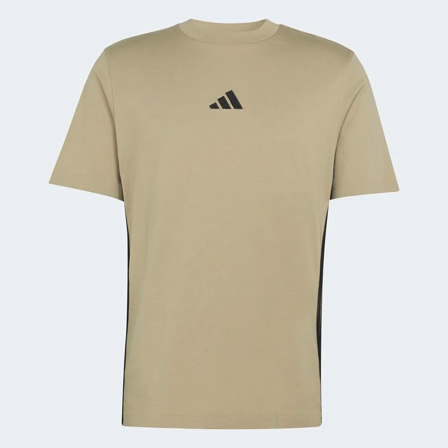 Футболка ADIDAS PERFORMANCE бежевого цвета — фото 2